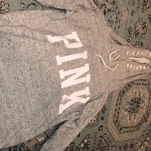 Grey VSPink Hoodie